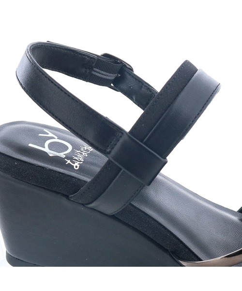 byあしながおじさん（バイアシナガオジサン）の「ウェッジソールサンダル　8510149（サンダル・レディース・ライトグレー/ブラック/ブラウン/ピンクベージュ・LL/L/M/S）」の16枚目の写真