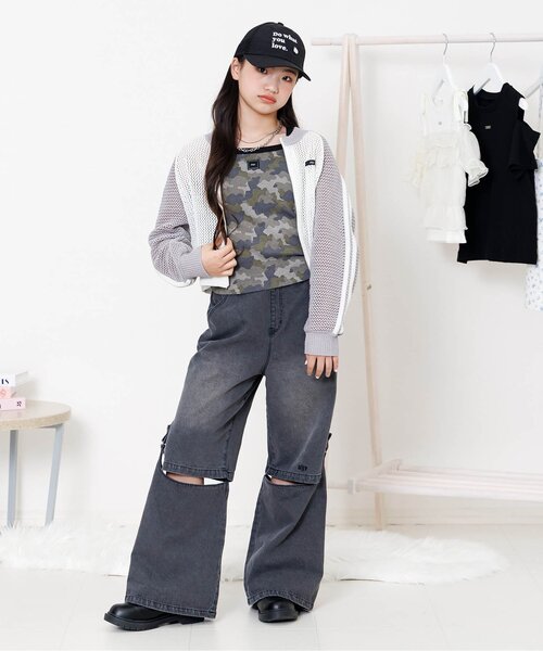 algy（アルジー）の「プレート付きメッシュキャップ（キャップ・キッズ・ライム/ピンク/ブラック/オフホワイト・SMALL/MEDIUM）」の5枚目の写真