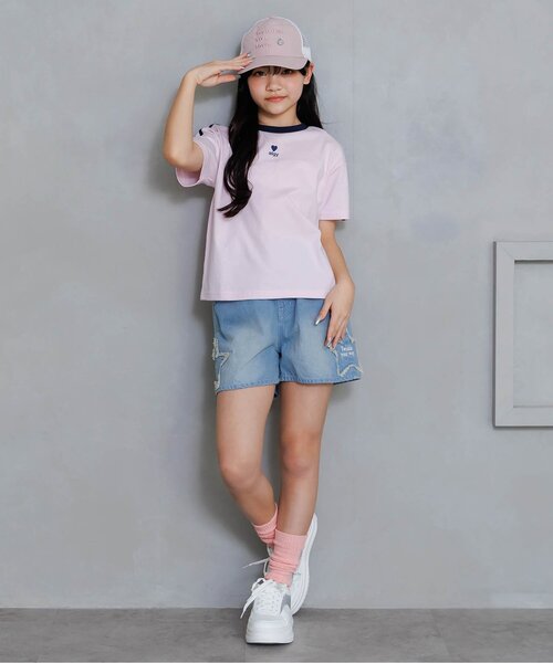 algy(アルジー)の「プレート付きメッシュキャップ(キャップ・キッズ・ライム/ピンク/ブラック/オフホワイト・SMALL/MEDIUM)」の10枚目の写真