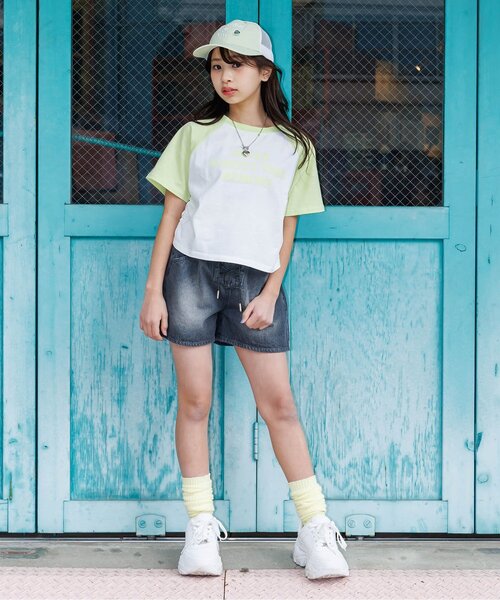algy(アルジー)の「プレート付きメッシュキャップ(キャップ・キッズ・ライム/ピンク/ブラック/オフホワイト・SMALL/MEDIUM)」の13枚目の写真