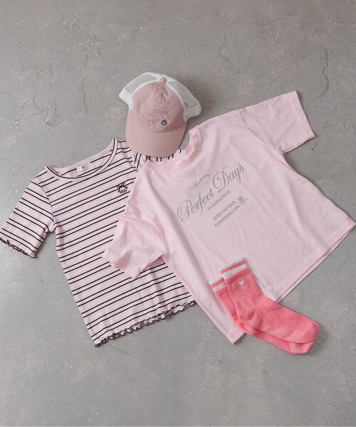 algy（アルジー）の「プレート付きメッシュキャップ（キャップ・キッズ・ライム/ピンク/ブラック/オフホワイト・SMALL/MEDIUM）」の22枚目の写真