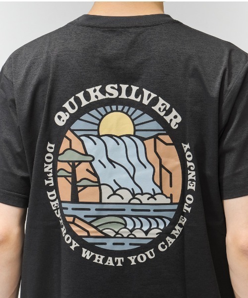 Quiksilver(クイックシルバー)の「【別注】クイックシルバー QUIKSILVER GC MOUNTAIN ART ST 限定コラボ(Tシャツ/カットソー・メンズ・ブラック/ホワイト・M/L/S/LL)」の9枚目の写真
