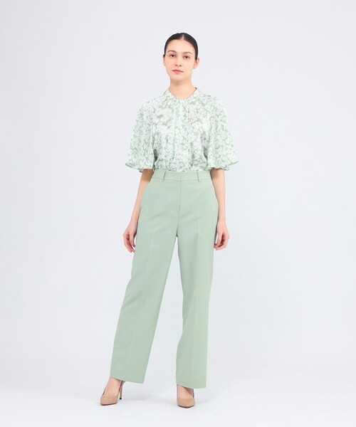 EPOCA（エポカ）の「ドライコンフォートツイル ストレートパンツ（その他パンツ・レディース・ネイビー/ホワイト・40）」の8枚目の写真