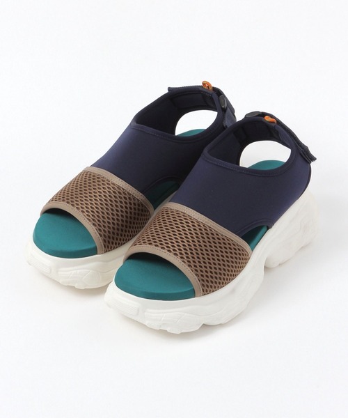 niko and...（ニコアンド）の「メッシュスポーツサンダル（サンダル・レディース・その他1/アイボリー/ブラック・LARGE/MEDIUM/SMALL）」の3枚目の写真
