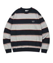 Wacky WiLLy（ワッキーウィリー）の「MULTI-STRIPE MAN-TO-MAN（スウェット）」