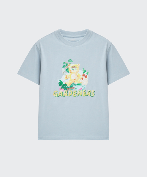 MUSINSA STANDARD KIDS（ムシンサスタンダードキッズ）の「[スロコースターコラボ] ガードナーズTシャツ [ブルーグレー]（Tシャツ/カットソー・レディース・その他・120/130/150/160/140）」の3枚目の写真