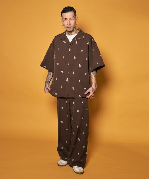Subciety(サブサエティ)の「All-over embroidered pants(その他パンツ・メンズ・ブラック/ブラウン/ホワイト・LARGE/MEDIUM/SMALL/X-LARGE)」の9枚目の写真