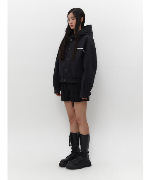 TUOMIO（トゥオミオ）の「VOLUME LACE JACKET [BLACK]（その他アウター・レディース・その他・2/1）」の3枚目の写真