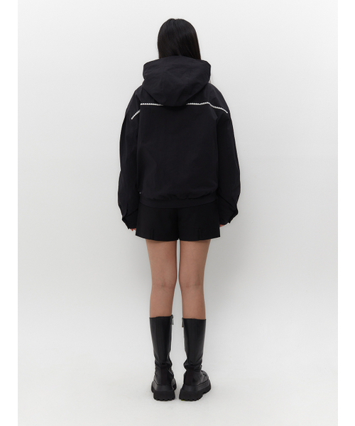 TUOMIO（トゥオミオ）の「VOLUME LACE JACKET [BLACK]（その他アウター・レディース・その他・2/1）」の4枚目の写真