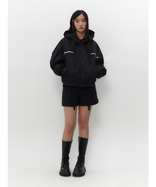 TUOMIO（トゥオミオ）の「VOLUME LACE JACKET [BLACK]（その他アウター・レディース・その他・2/1）」の5枚目の写真