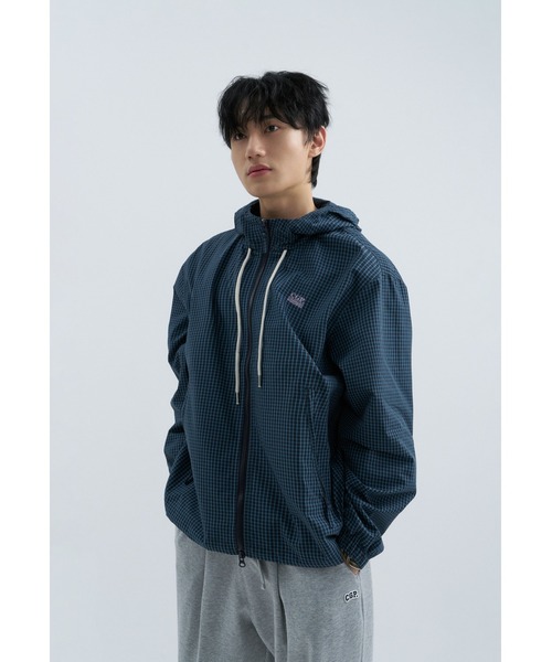 Checked Hooded Jumper CBFSUJP002（ブルゾン）｜codegraphy（コード