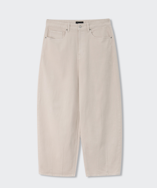 MUSINSA STANDARD（ムシンサスタンダード）の「[クールタンダード] バルーンデニムパンツ [クリーム]（デニムパンツ・メンズ・その他・40/38/42/26/27/28/29/36/34/32/30/31/33）」の7枚目の写真