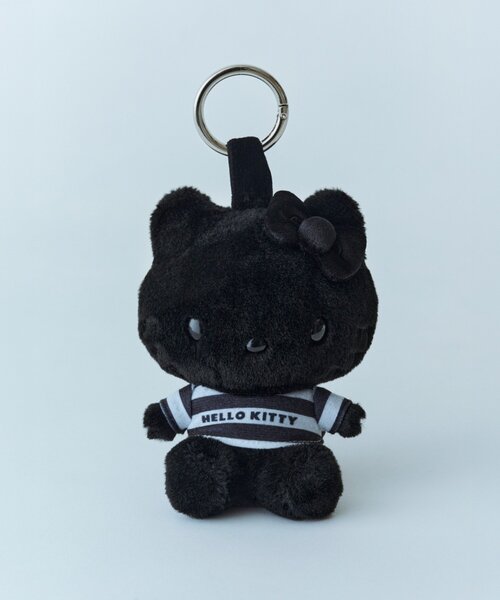 ear PAPILLONNER(イアパピヨネ)の「【HELLO KITTY(ハローキティ)×ear】コラボぬいぐるみチャーム(チャーム・レディース・ブラック・FREE)」の2枚目の写真