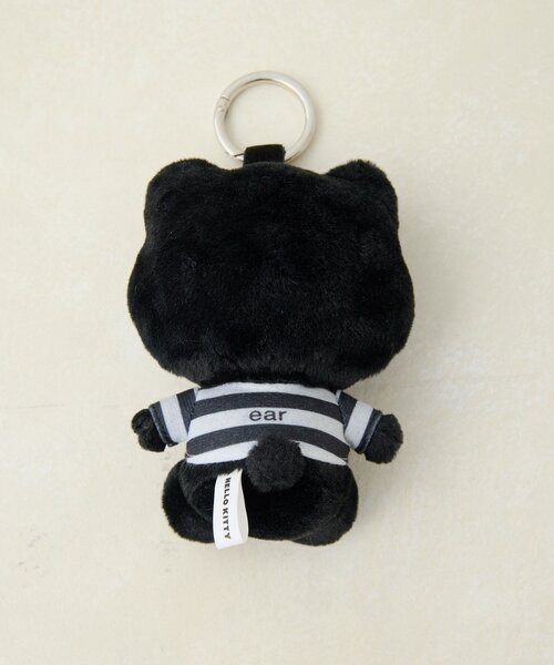 ear PAPILLONNER(イアパピヨネ)の「【HELLO KITTY(ハローキティ)×ear】コラボぬいぐるみチャーム(チャーム・レディース・ブラック・FREE)」の4枚目の写真