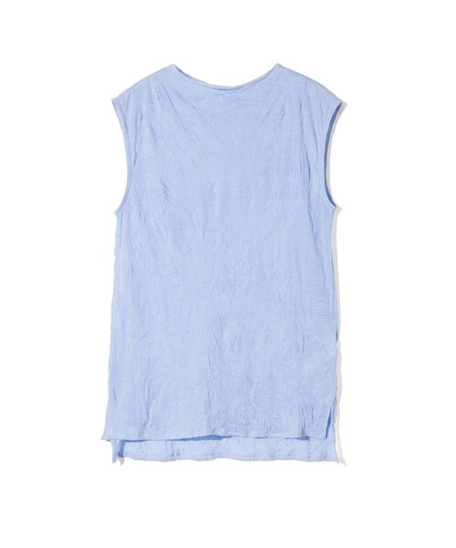 MIDIUMISOLID(ミディウミソリッド)の「MIDIUMISOLID for Ladies シースルーハイネックノースリーブインナー(Tシャツ/カットソー・レディース・ブラック/パープル/オフホワイト・FREE)」の3枚目の写真