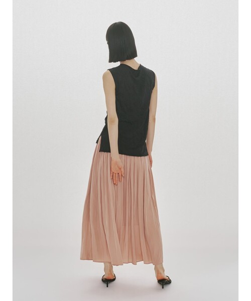MIDIUMISOLID(ミディウミソリッド)の「MIDIUMISOLID for Ladies シースルーハイネックノースリーブインナー(Tシャツ/カットソー・レディース・ブラック/パープル/オフホワイト・FREE)」の15枚目の写真