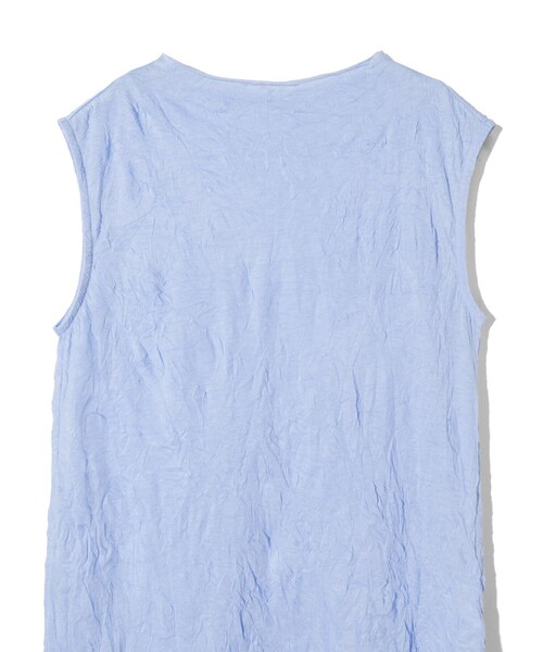 MIDIUMISOLID(ミディウミソリッド)の「MIDIUMISOLID for Ladies シースルーハイネックノースリーブインナー(Tシャツ/カットソー・レディース・ブラック/パープル/オフホワイト・FREE)」の18枚目の写真