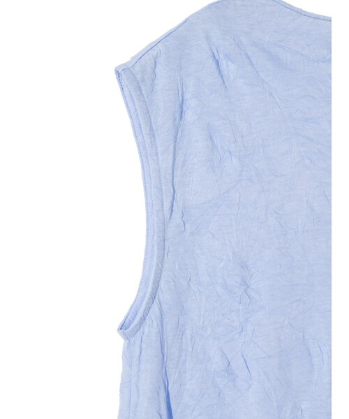 MIDIUMISOLID(ミディウミソリッド)の「MIDIUMISOLID for Ladies シースルーハイネックノースリーブインナー(Tシャツ/カットソー・レディース・ブラック/パープル/オフホワイト・FREE)」の19枚目の写真