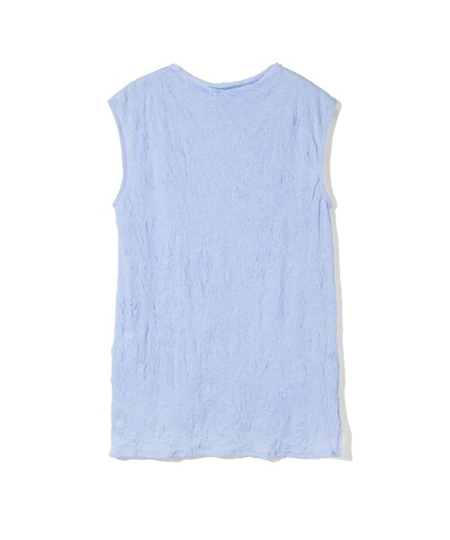 MIDIUMISOLID(ミディウミソリッド)の「MIDIUMISOLID for Ladies シースルーハイネックノースリーブインナー(Tシャツ/カットソー・レディース・ブラック/パープル/オフホワイト・FREE)」の21枚目の写真