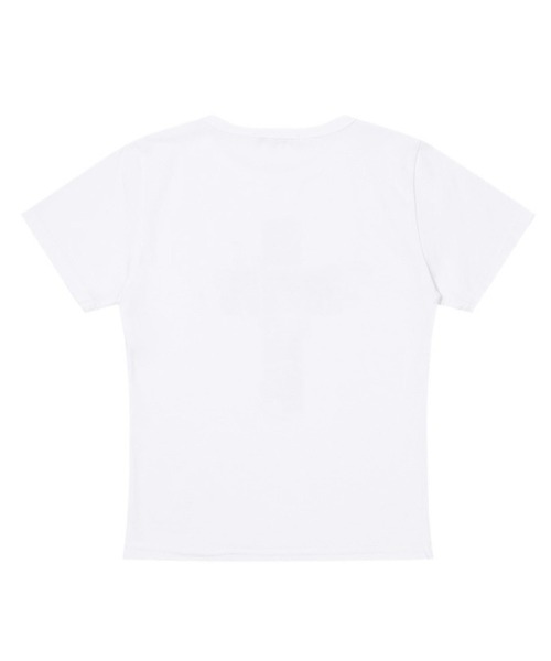 FANCY CLUB(ファンシークラブ)の「【FANCY CLUB】CROSS KIRA TEE / 【ファンシークラブ】クロスキラ半袖Tシャツ<着用動画あり>(Tシャツ/カットソー・レディース・ブラック/ホワイト/ピンク・ONE SIZE)」の11枚目の写真