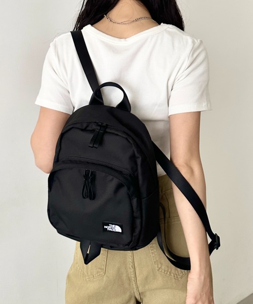 THE NORTH FACE(ザノースフェイス)の「THE NORTH FACE(ザ・ノースフェイス)/軽量 ミニリュック 10L /TNF DAY PACK MINI(バックパック/リュック・レディース・ブラック/ホワイト・FREE)」の14枚目の写真