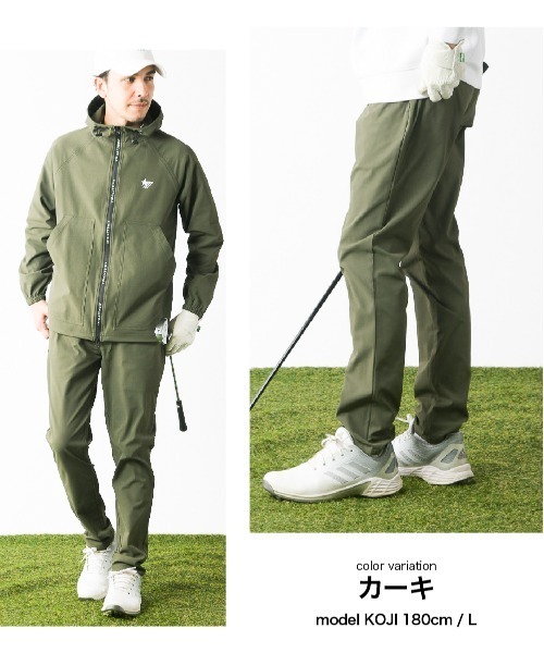 stella77golf(ステラセブンティーンセブンゴルフ)の「WX-barrierロングパンツ(チノパンツ・メンズ・ネイビー/ブラック/カーキ・MEDIUM/LARGE/X-LARGE/XX-LARGE)」の10枚目の写真