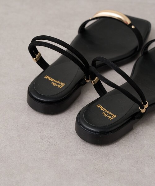 Omekashi(オメカシ)の「2WAYスクエアサンダル(サンダル・レディース・ブラック/ブラウン・SMALL/LARGE/MEDIUM)」の7枚目の写真