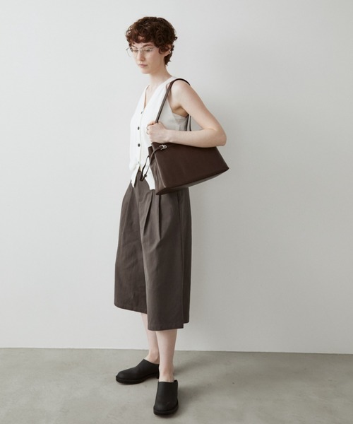 arholiday.standard（エーアールホリデースタンダード）の「2way real  leather belt tote bag / リアルレザーベルトトートバッグ（トートバッグ・レディース・ブラウン/ブラック・FREE）」の17枚目の写真