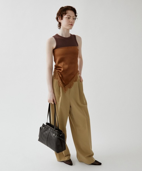arholiday.standard（エーアールホリデースタンダード）の「2way real  leather belt tote bag / リアルレザーベルトトートバッグ（トートバッグ・レディース・ブラウン/ブラック・FREE）」の10枚目の写真