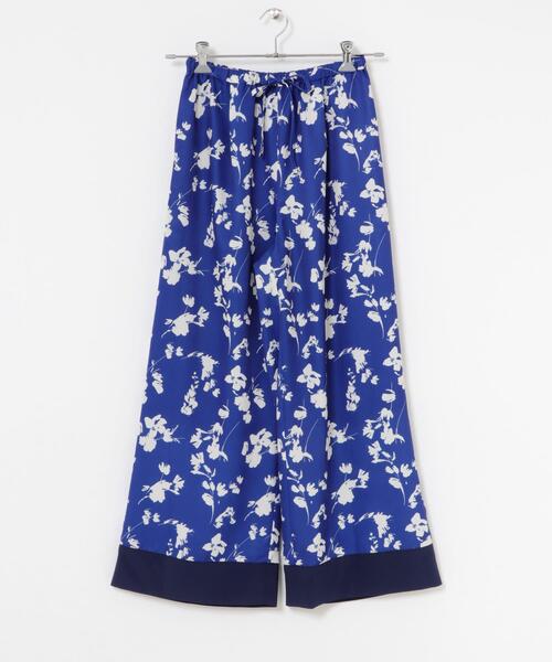 URBAN RESEARCH ROSSO WOMEN(アーバンリサーチ ロッソ)の「フラワーモチーフプリントパンツ(その他パンツ・レディース・グリーン/ブルー・36/38)」の7枚目の写真