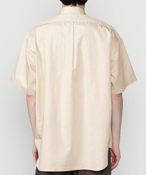 GYMPHLEX(ジムフレックス)の「Gymphlex | コットンツイル ボタンダウン半袖シャツ MEN(シャツ/ブラウス・メンズ・ベージュ系その他/チャコール・S/L/M)」の5枚目の写真
