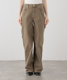 tibi（ティビ）の「TIBI/ティビ GARMENT WASH STRETCH TWILL SLOUCHY パンツ T000GL3284（デニムパンツ）」