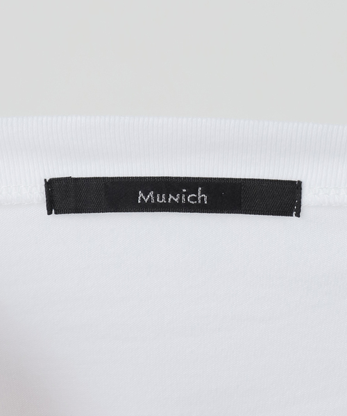 La TOTALITE（ラトータリテ）の「【洗える】Munich/ミューニック 刺繍ロゴTシャツ（Tシャツ/カットソー・レディース・ホワイト/キャメル・FREE）」の7枚目の写真