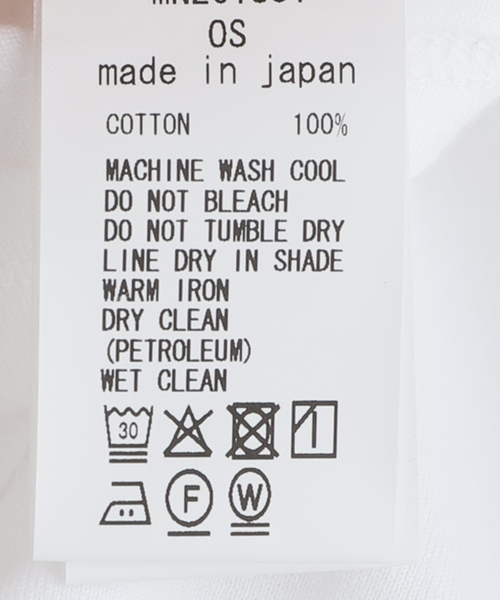 La TOTALITE（ラトータリテ）の「【洗える】Munich/ミューニック 刺繍ロゴTシャツ（Tシャツ/カットソー・レディース・ホワイト/キャメル・FREE）」の8枚目の写真