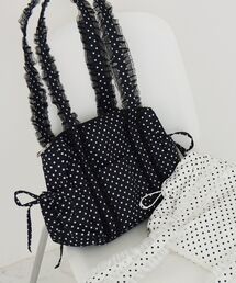 ems excite（エムズエキサイト）の「フリルハンドルボストン（ボストンバッグ）」