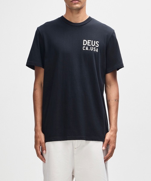 DEUS EX MACHINA(デウスエクスマキナ)の「CAMBER TEE(Tシャツ/カットソー・メンズ・ブラック・L/M)」の2枚目の写真