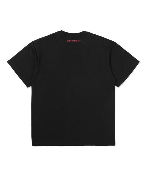 EXTRAORDINARY（エクストラオーディナリー）の「ヘビーコットン NO1 NUMERO TEE ブラック（Tシャツ/カットソー・メンズ・その他・LARGE/MEDIUM/X-LARGE/XX-LARGE）」の2枚目の写真