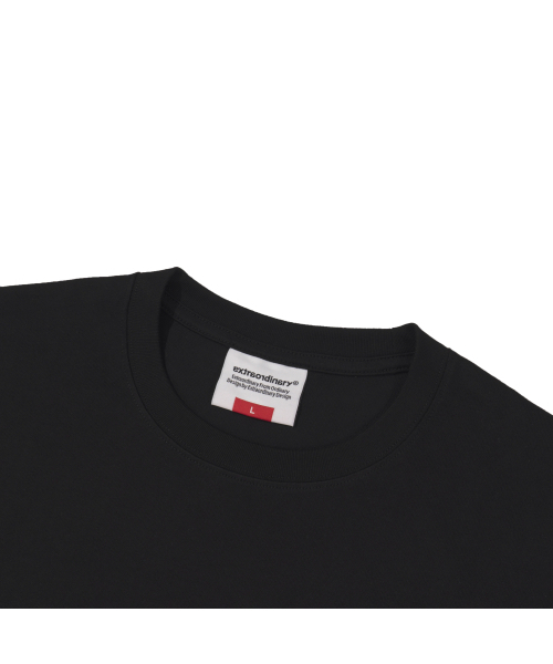 EXTRAORDINARY（エクストラオーディナリー）の「ヘビーコットン NO1 NUMERO TEE ブラック（Tシャツ/カットソー・メンズ・その他・LARGE/MEDIUM/X-LARGE/XX-LARGE）」の3枚目の写真