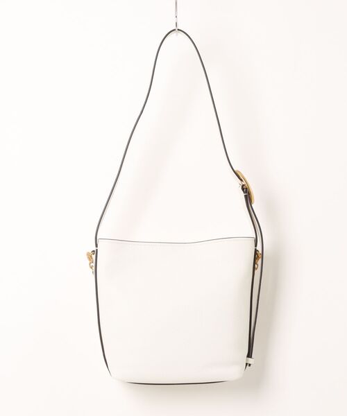 MICHAEL KORS(マイケルコース)の「NOLITA ペブルレザー チェーン バケットバッグ ショルダートート スモール(ショルダーバッグ・レディース・ホワイト系・FREE)」の5枚目の写真