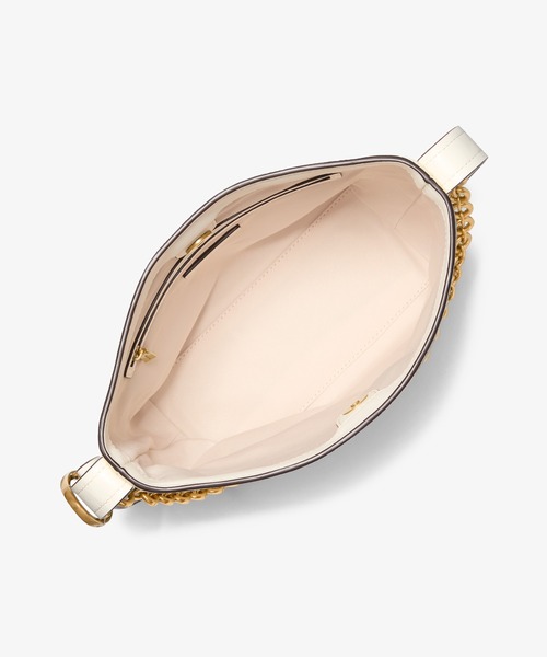 MICHAEL KORS(マイケルコース)の「NOLITA ペブルレザー チェーン バケットバッグ ショルダートート スモール(ショルダーバッグ・レディース・ホワイト系・FREE)」の3枚目の写真
