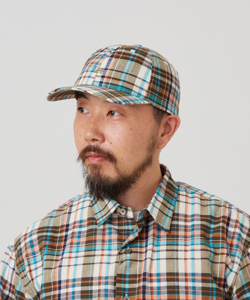 Lee(リー)の「Lee/リー ハーフスリーブサファリシャツ ライトウエイトマドラスチェック(シャツ/ブラウス・メンズ・ネイビー/レッド/オレンジ・SMALL/MEDIUM/LARGE/X-LARGE)」の13枚目の写真