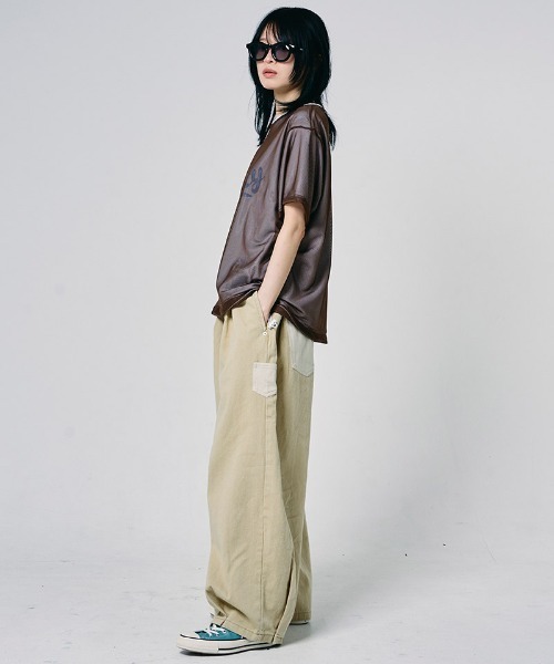 EFFECTEN(エフェクテン)の「mp15128-Wide work pants バルーンワークパンツ(efdig-11)(その他パンツ・メンズ・ネイビー/ベージュ・S/M/L)」の15枚目の写真