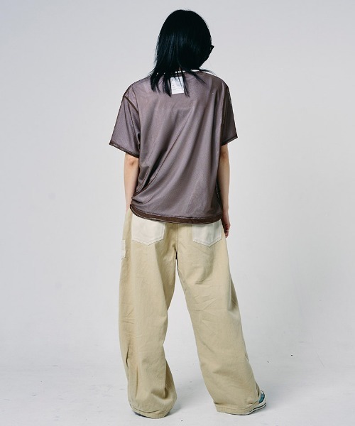 EFFECTEN(エフェクテン)の「mp15128-Wide work pants バルーンワークパンツ(efdig-11)(その他パンツ・メンズ・ネイビー/ベージュ・S/M/L)」の14枚目の写真