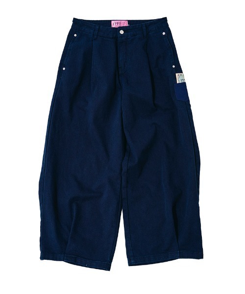 EFFECTEN(エフェクテン)の「mp15128-Wide work pants バルーンワークパンツ(efdig-11)(その他パンツ・メンズ・ネイビー/ベージュ・S/M/L)」の11枚目の写真