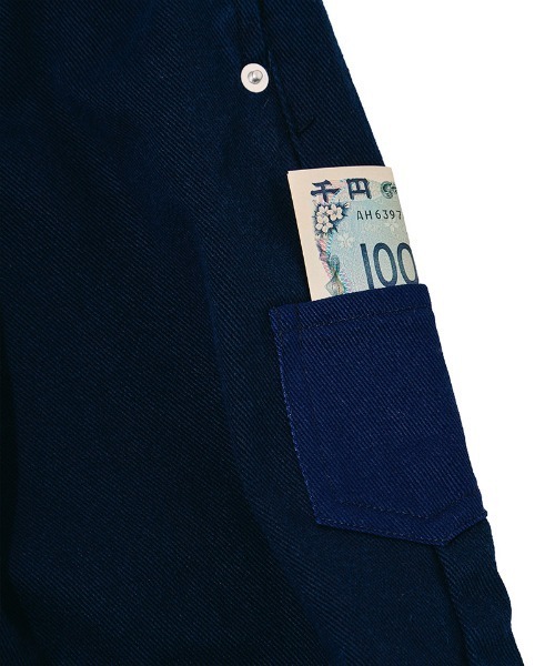 EFFECTEN(エフェクテン)の「mp15128-Wide work pants バルーンワークパンツ(efdig-11)(その他パンツ・メンズ・ネイビー/ベージュ・S/M/L)」の9枚目の写真