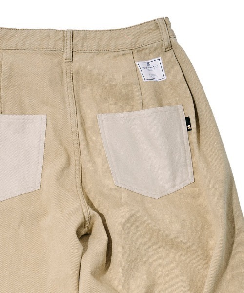 EFFECTEN(エフェクテン)の「mp15128-Wide work pants バルーンワークパンツ(efdig-11)(その他パンツ・メンズ・ネイビー/ベージュ・S/M/L)」の4枚目の写真