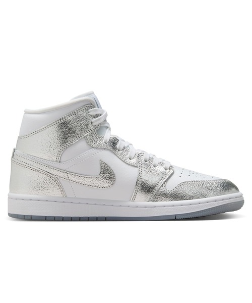 JORDAN BRAND(ジョーダンブランド)の「JORDAN BRAND W AIR JORDAN 1 MID SE FN5031-100(スニーカー・メンズ・シルバー・24cm/24.5cm/23.5cm)」の8枚目の写真