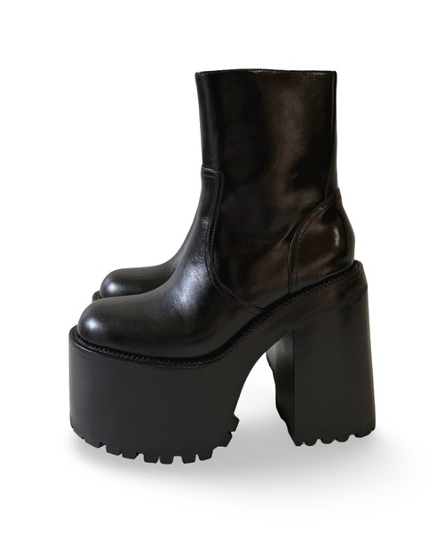 Jeffrey Campbell（ジェフリーキャンベル）の「厚底 ミドルショートブーツ（ブーツ・レディース・ブラック・37/36/39/38）」の3枚目の写真