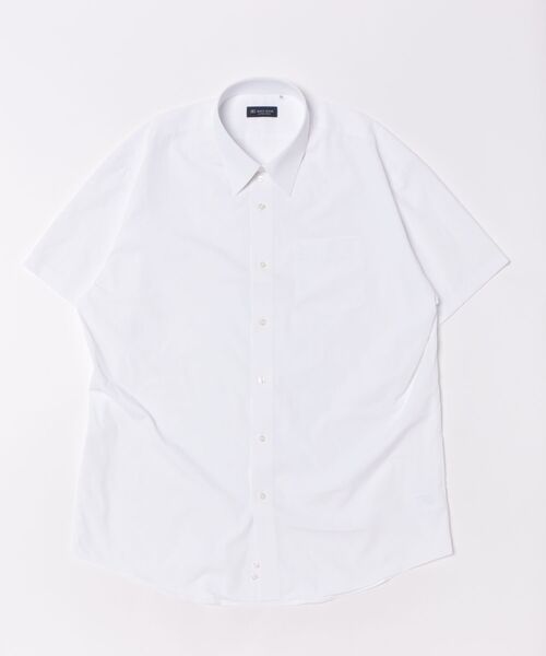 TOKYO SHIRTS（トウキョウシャツ）の「【透け防止】 形態安定ノンアイロン レギュラー 半袖ビジネスワイシャツ 白無地 （大きいサイズ）（ビジネスシャツ・メンズ・ホワイト・首回り45cm/首回り47cm）」の6枚目の写真