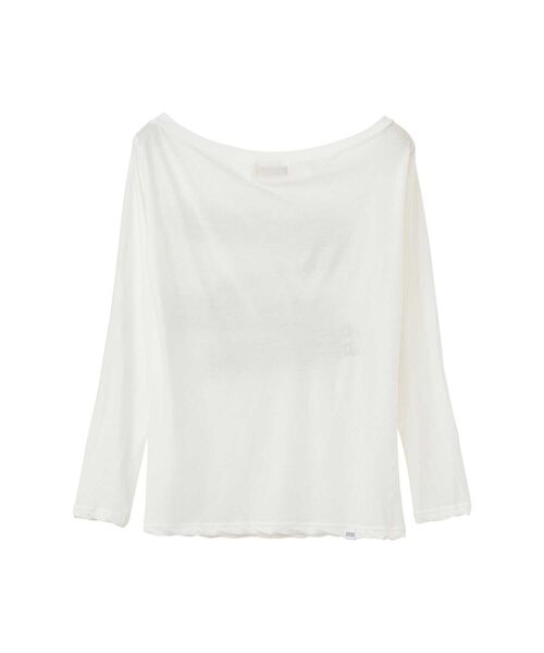 HYSTERIC GLAMOUR(ヒステリックグラマー)の「TYPEWRITER LOGO Tシャツ(Tシャツ/カットソー・レディース・カーキ/ブラック/ホワイト・FREE)」の4枚目の写真
